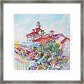 Party Time At Parker's Lighthouse Framed Print