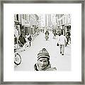 Life In Patan In Kathmandu Framed Print