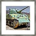 Patton M4 Sherman Framed Print