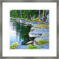 Paulina Lake Shore Framed Print