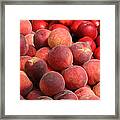 Peaches And Nectarines Framed Print