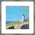 Pemaquid Point Light Framed Print