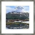 Phi Kappa Mountain And Summit Creek Framed Print