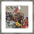 Philippines 4385 Department Store Sales Lady Framed Print