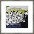 Picnic In The Mountains Framed Print