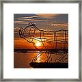 Pig Iron Sunset Framed Print