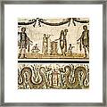 Pig Sacrifice, Roman Fresco Framed Print