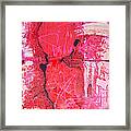 Pink Abstract Framed Print