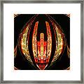 Pipe Organ Abstract Framed Print