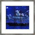 Pirate's Blue Sea Framed Print