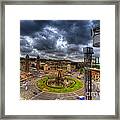 Plaza De Espanya - Barcelona Framed Print
