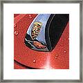 Porsche 356 Raindrops Framed Print