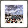 Port Olimpic Framed Print