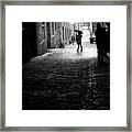 Post Alley Framed Print