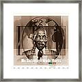 President Wade - Servant Of Senegal Framed Print