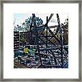 Prevelly Home Wildfire Remains Framed Print
