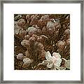 Pruning Lilacs Framed Print