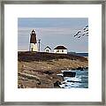 Pt. Judith Lighthouse Framed Print