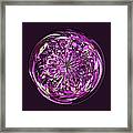 Purple Chaos Framed Print