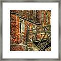 Queens' College And Mathematical Bridge Framed Print