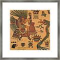 Quetzalcoatl, Aztec Feathered Serpent Framed Print