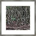 Quirky Trees Framed Print