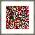 Rainbow Sprinkles Framed Print