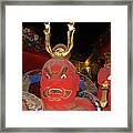 Red Sculpture Framed Print