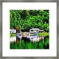 Reflections At Moosehead  Lake Framed Print