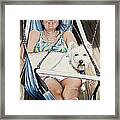 Relaxing On A Warm Spring Day Framed Print