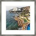 Resort Town Framed Print