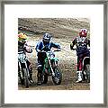 Riders Ready Framed Print