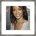 Rihanna At Arrivals For Jay-z Framed Print