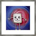 Robot's Birthday Framed Print