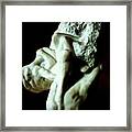 Rodin's Hand Of God (paris, France) Framed Print