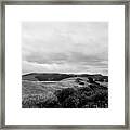 Rolling Hills View I - Bw Framed Print