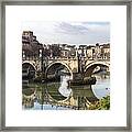 Rome - Ponte Sant'angelo Framed Print