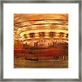 Round And Round Goes The Dentzel Carousel At Glen Echo Park Md Framed Print