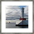 Round Island Passage Light Framed Print