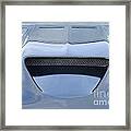 Route 66 Blue Hood Scoop Framed Print