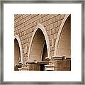 Row Of Arches Framed Print