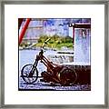 #rusty #old #unwanted #bicycle Framed Print