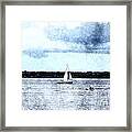Sailboat In Charleston Framed Print