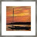 Sailin' On Dewey Framed Print