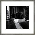 Saint Louis Soldiers Memorial Black And White Framed Print
