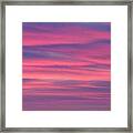 Salmon Creek Beach Sunset Framed Print