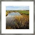 Salthouse Marshes #iphoneography Framed Print