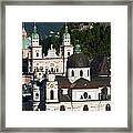 Salzburg City Skyline Framed Print