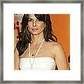 Sandra Bullock At Arrivals For American Framed Print