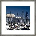 Santa Barbara Harbor Framed Print